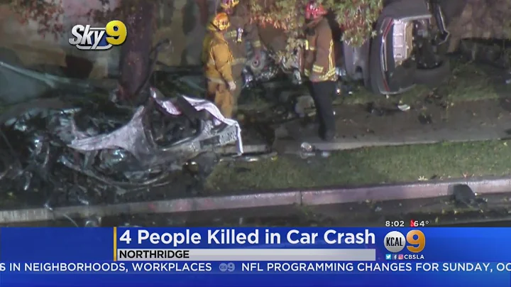 4 Killed When Speeding BMW Slams Into Tree, Erupts...