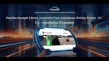 PanoSim Example Library Accelerates Your Autonomous Driving Journey（6）Co-Simulation Examples