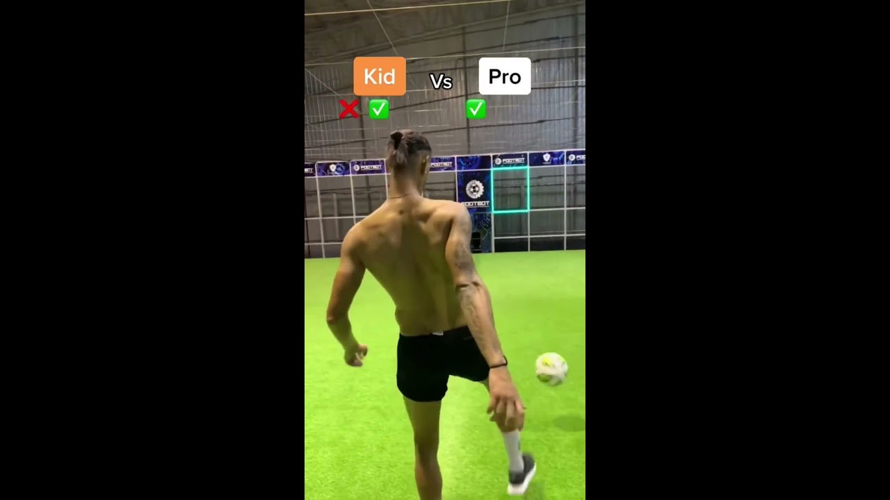 Always practice with somebody better than you  football  soccer  footbot