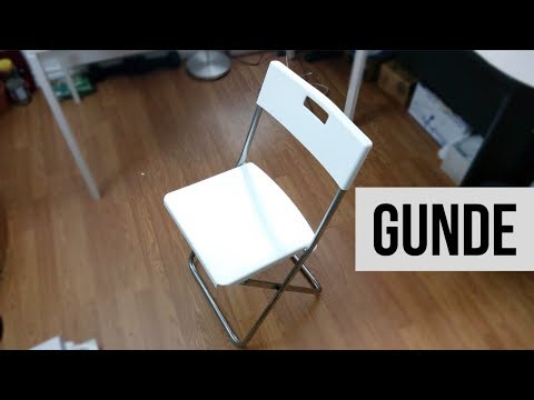 Wideo: Składane Krzesła Z Ikei: Składane Drewniane Konstrukcje Terrier I Białe Plastikowe Modele Z Oparciem Z Ikei, Recenzje