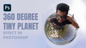 360 degree tiny planet effect in Photoshop  | Photoshop Vibes