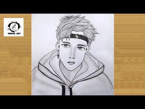 cool guy drawing