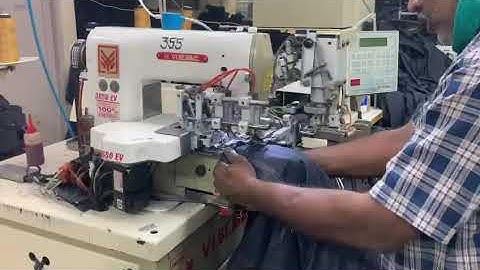 jeans pant belt loop attaching automatic machine