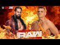 Seth Rollins Vs Gunther WWE Raw Netflix 21 April 2026 4K gameplay Simulation 