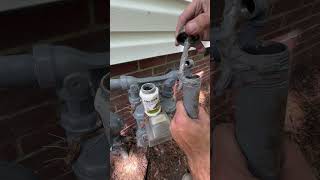How to hook up a gas meter. #gas #plumbing #shortsforyou #shorts #milwaukeetools #oatey