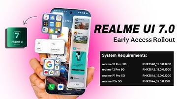Realme UI 7.0 Early Access Rollout For Realme 12Pro Plus 12Pro & Realme P1 Pro & Realme P3x 🔥