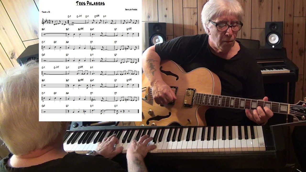 Tres Palabras - Jazz rumba guitar & piano cover ( Olvaldo Farrés ) Yvan Jacques