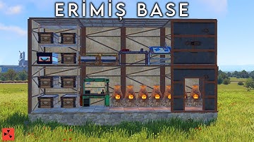 ERİMİŞ BASEDEN EFSANE LOOT ÇIKTI !! SOLO ZENGİNLİK.  Rust Türkçe.