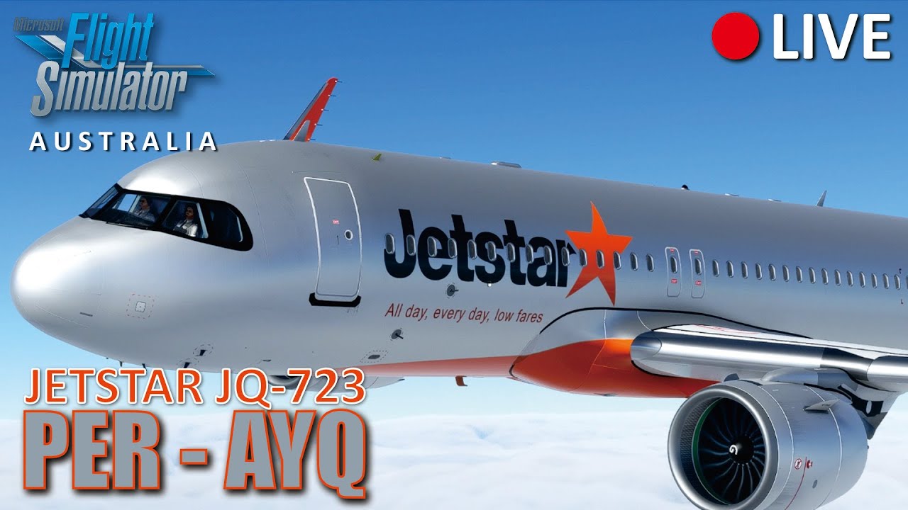 LIVE JETSTAR JQ 723 Perth PER Ayers Rock AYQ MICROSOFT live-jetstar-jq-723-perth-per-ayers-rock-ayq-microsoft