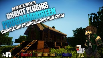 Chatcolor | Spigot / Bukkit Plugin programmiern 1.9 #05 | [HD] [DE/GER] [EN]