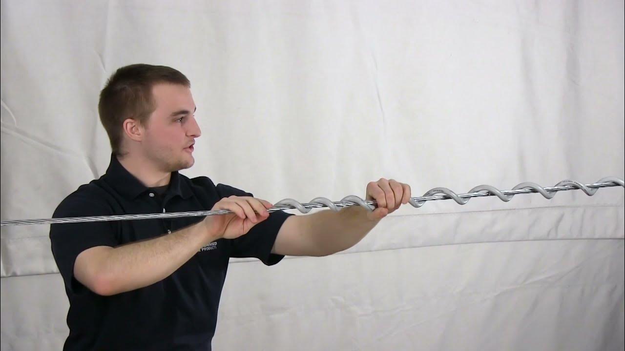 PLP Spiral Vibration Damper (SVD) Installation Overview YouTube