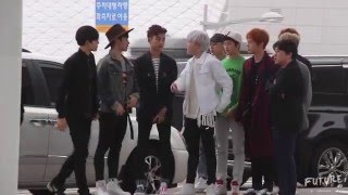 【NCT FUTURE】20160408 NCT U 인천공항 출국 '여기는 엔시티' 인사 1080P