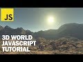 Create JavaScript 3D World in 5 Minutes - Three.js Skybox Tutorial