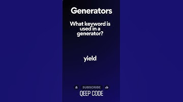 Generators #python #coding #generators #pythonshorts