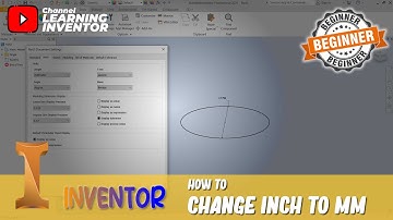 How To Change Inch To MM In Inventor