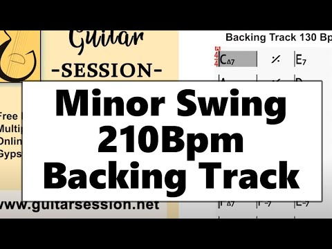 Minor Swing 210bpm Play Along 10mn backing track