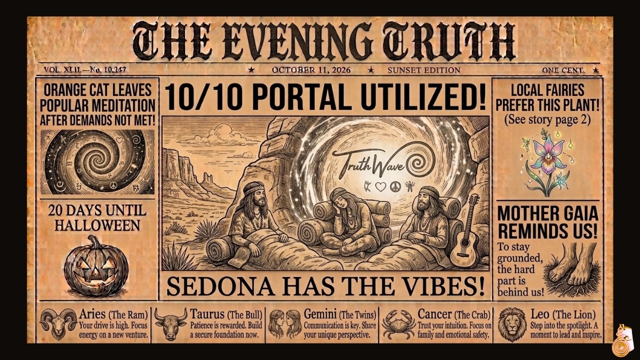 October 11  2026  TruthWave : Sunday  SunSET Energy SESSION