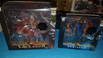 🍻 Mortal Kombat Storm Collectibles Shao Kahn & Subzero Special Edition Bloody Version 🍻