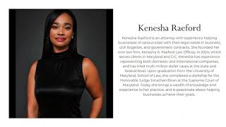 Welcome to Kenesha A  Raeford Law