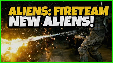 Aliens Fire Team New Alien Xenomorph Types + Gameplay Of Them