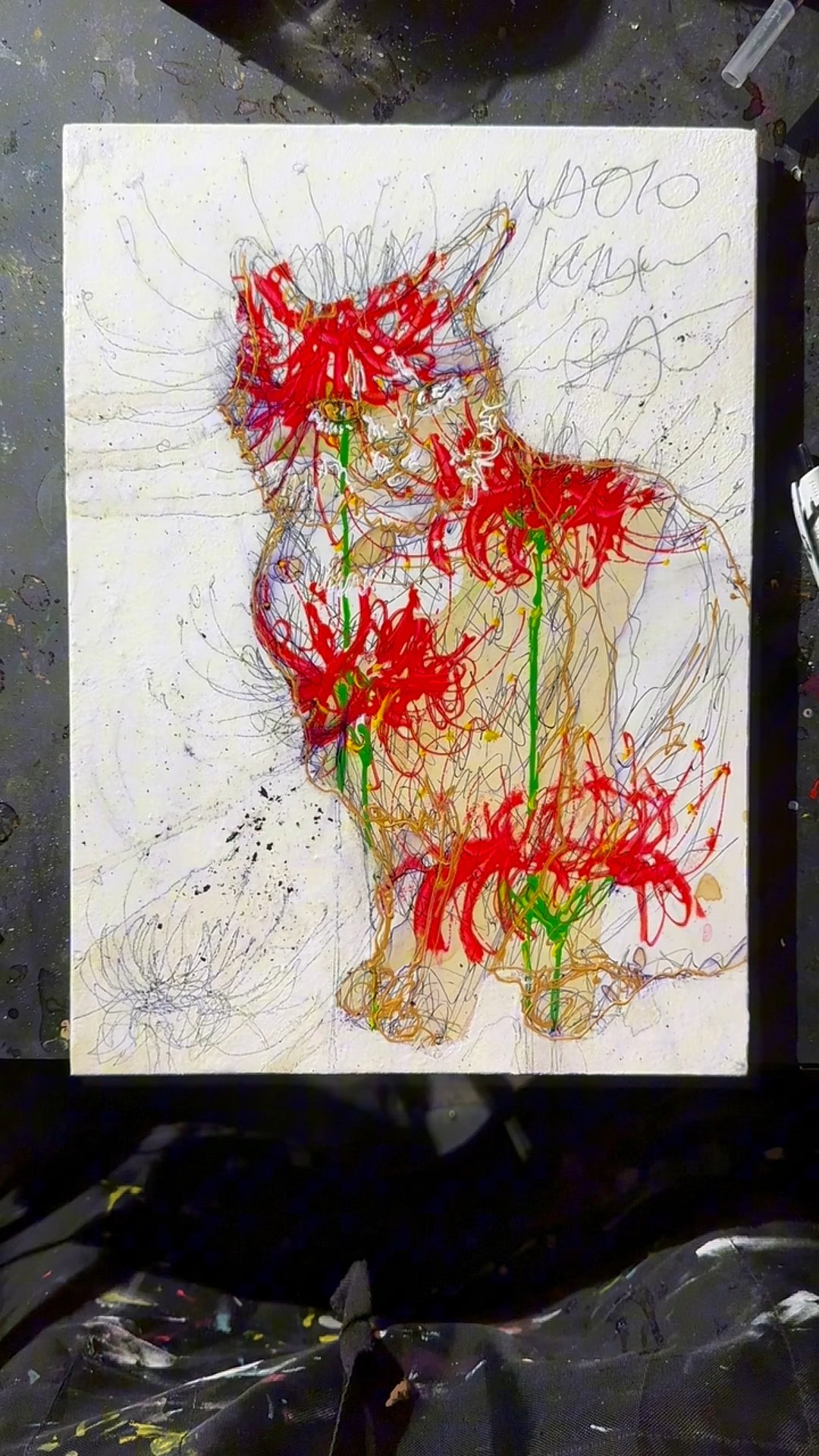 専用】キタムラナオト 原画 鳥の絵画 NAOTO KITAMURA ナオトキタムラ