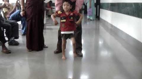 child with cerebral palsy after injection Botulinum toxin A