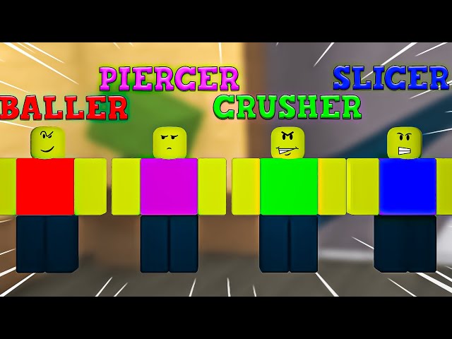 Becoming BALLER, SLICER, PIERCER And CRUSHER In KAT Roblox 