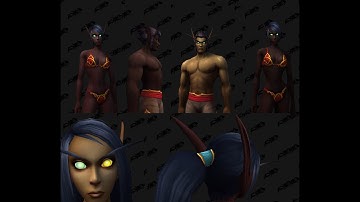 WoW Shadowlands Alpha New Blood Elf Customization Options PREVIEW