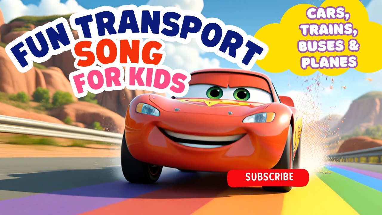 Let's Gofun Let’s Go! | Fun Transport Song for Kids | Cars, Trains, Buses & Planes ...