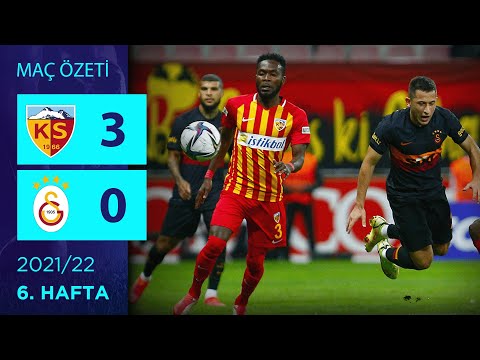 ÖZET: Yukatel Kayserispor 3-0 Galatasaray | 6. Hafta - 2021/22