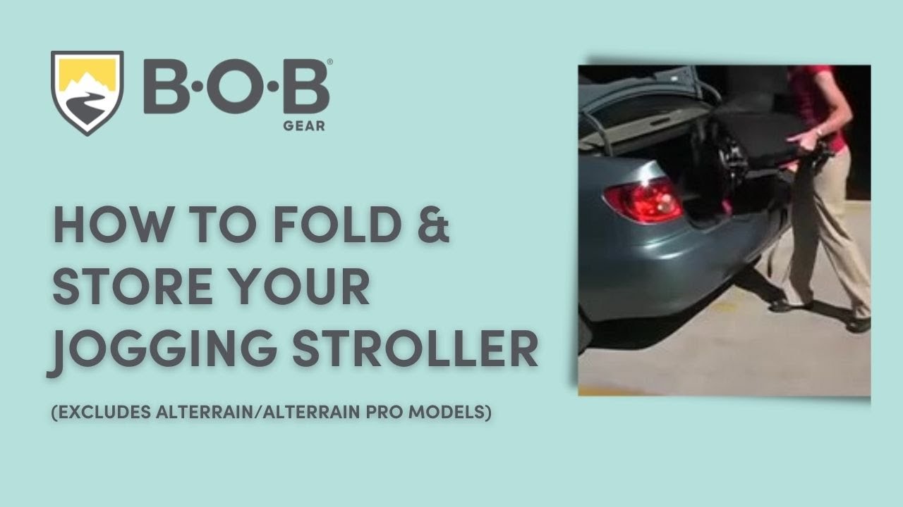 How To Fold & Store Your Jogging Stroller YouTube