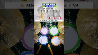 Money Drum Tutorial #Shorts #Drums #Drummer #PinkFloyd #DrumTutorial #EvansDrum #Meinl #VicFirth