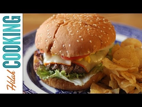 How To Make a Cheeseburger | Juicy Cheeseburger Recipe | Hilah Cooking hqdefault