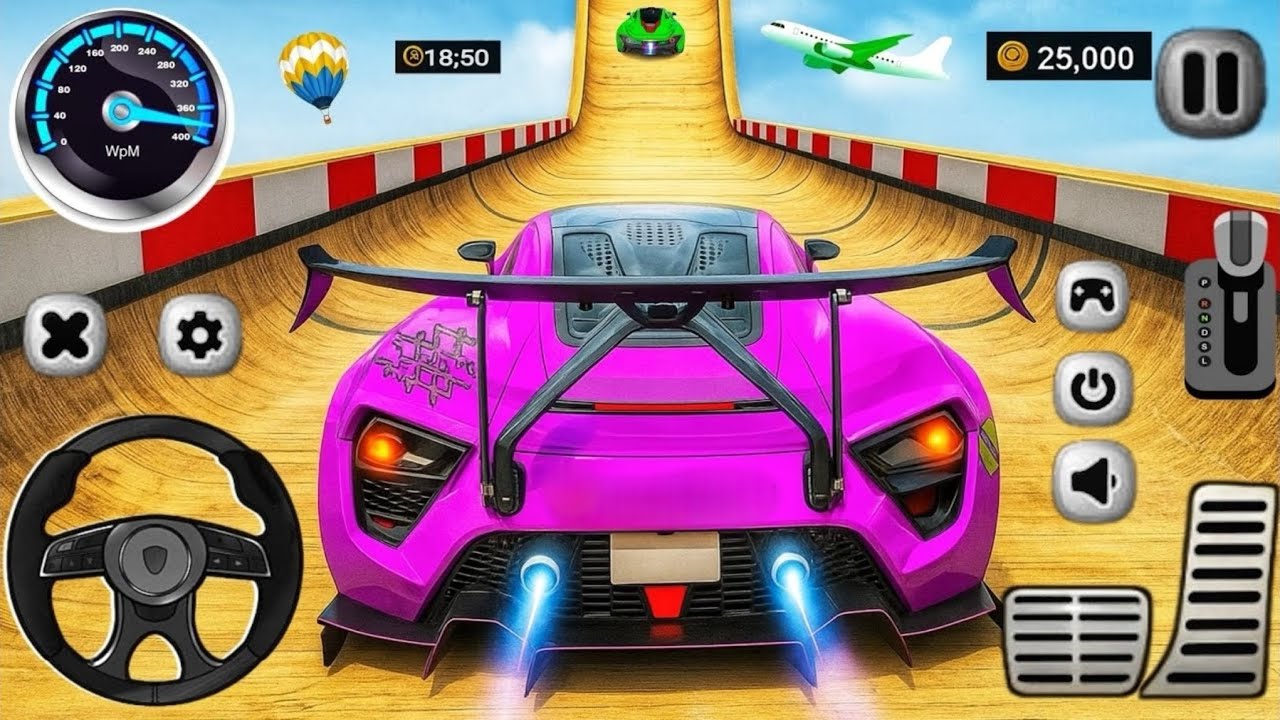 Mega Ramp Andro Car Racing Simulator 3D - gadi wala Game - Android Gameplay