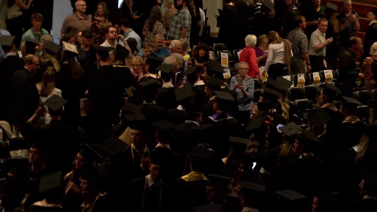 UWEC Commencement College of Business YouTube