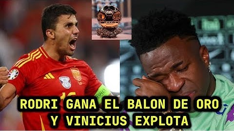 💥BOMBAZO MUNDIAL💥💣RODRI GANADOR DEL BALÓN DE ORO Y VINICIUS Y EL MADRID ESTALLAN💣
