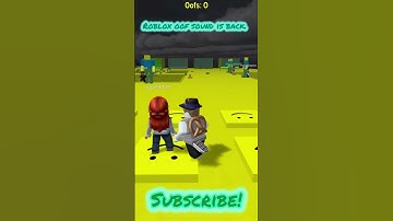 "Roblox oof sound is BACK! 😱 Don