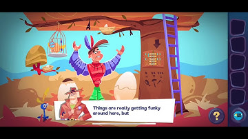 Escape Funky Island: Level 12 + Map Pieces , iOS/Android Walkthrough