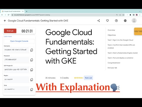 Google Cloud Fundamentals: Getting Started with GKE || #qwiklabs || #coursera | [With Explanation🗣️]
