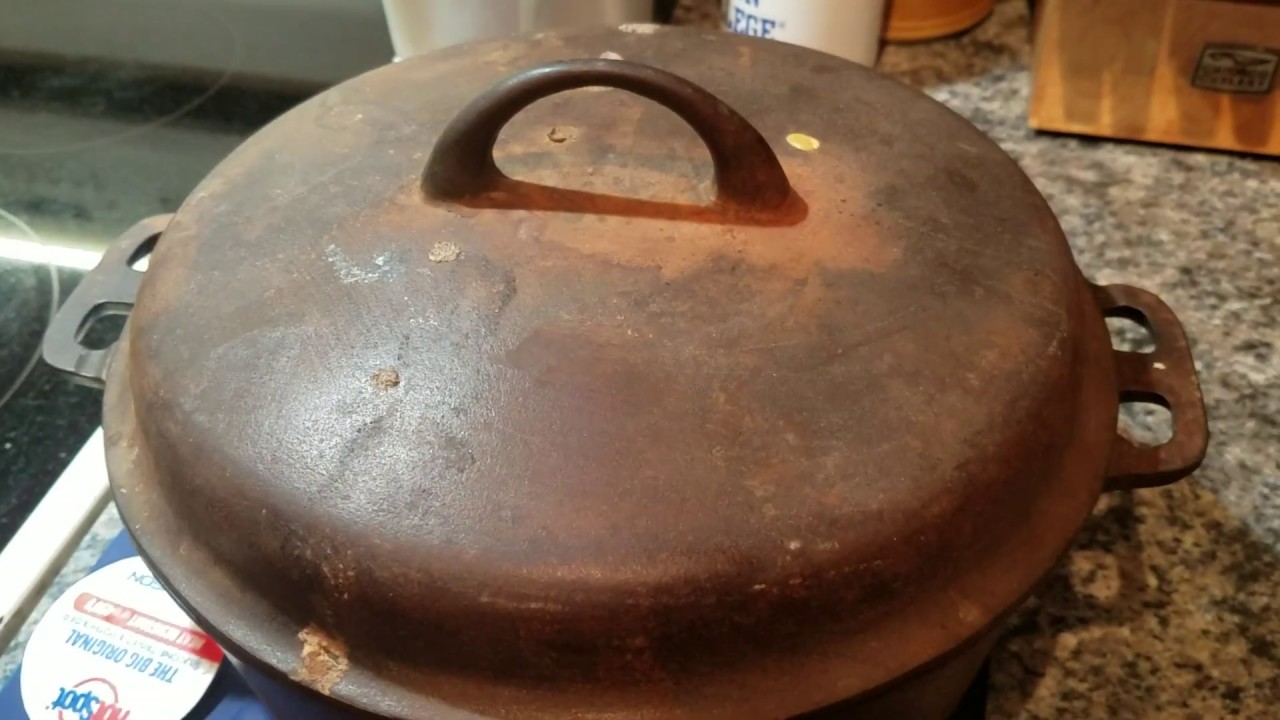 Unboxing A Rare Vintage Griswold Cast Iron Skillet in 2019 