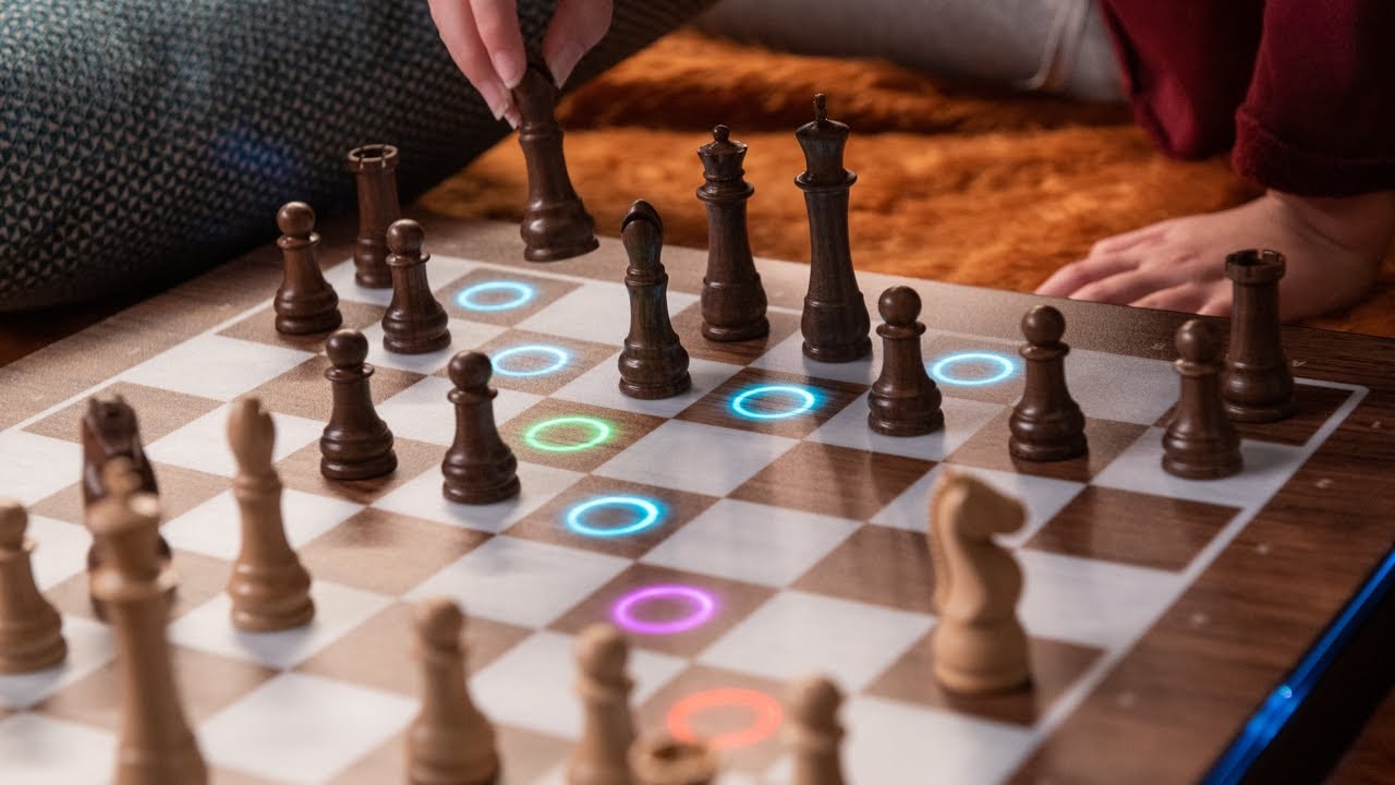 This AI-powered chess board is like a non-magical wizard's chess