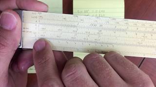 Slide Rule - Trigonometric Calculations