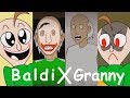 BALDI'S BASICS X GRANNY HORROR ANIMATION COMPILATION #1