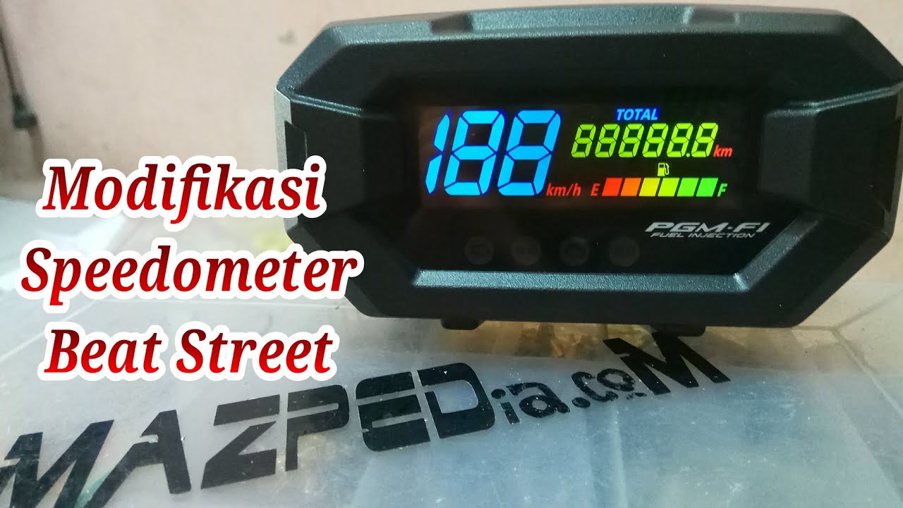 Modification Tutorial Speedometer Beat Street Youtube
