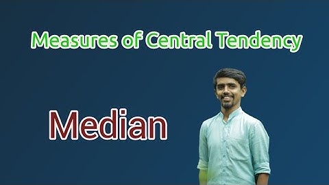 Median-Measures of Central Tendency-Positional Average
