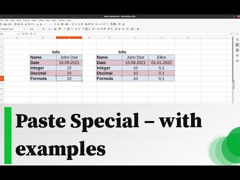 How to use Paste Special - with examples