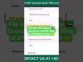 UAE VAT filing! #uaecorporatetax #uaetaxexperts #uaebusiness #uaedubai #uae #uae