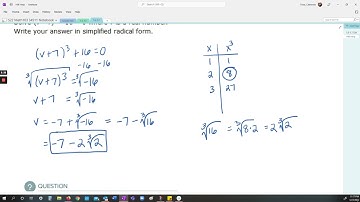 Solving an equation using the odd-root property: Problem type 2