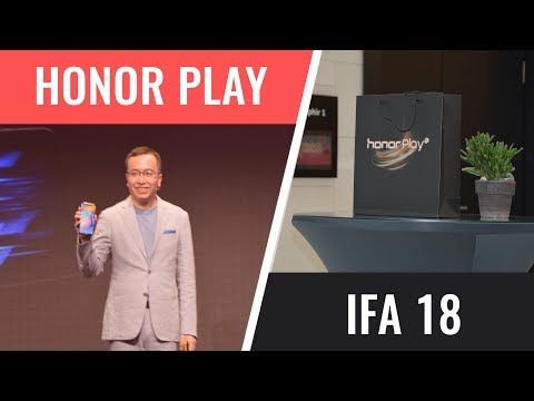 IFA 18 : Honor dévoile son nouveau flagship, le Play !