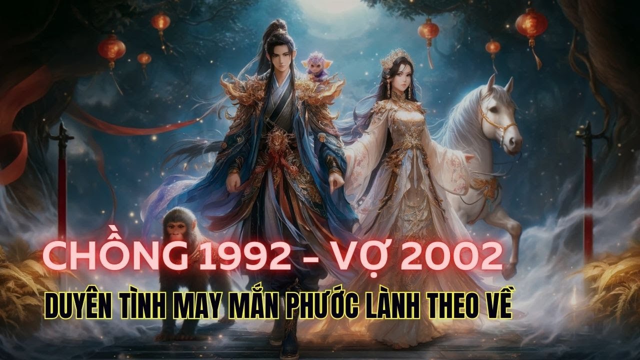 🐒🐲 Chồng 1992 Vợ 2002 Có Hợp Nhau Không? Xem tuổi kết hôn vợ chồng